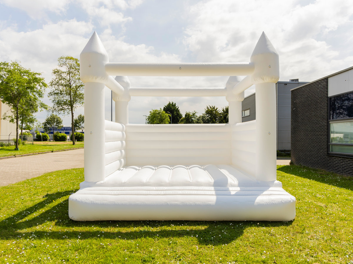 Framed White Bouncy Castle