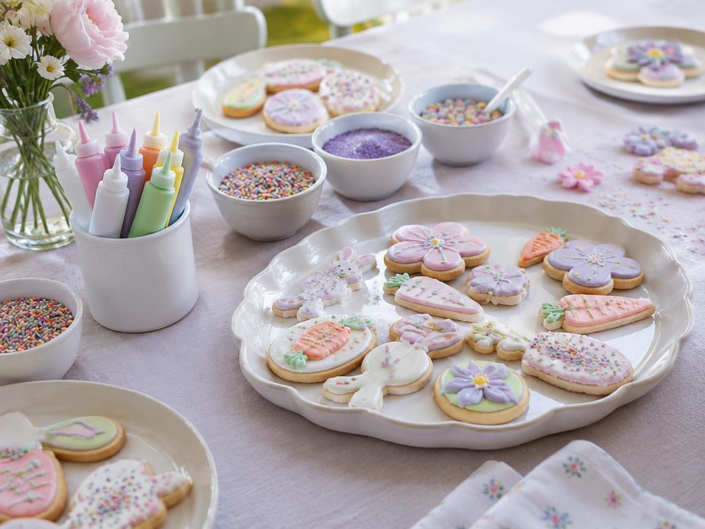 Cookie Decorating Bar workshop setup