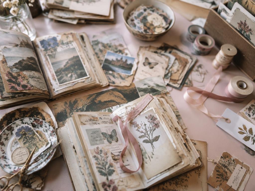 Journal and Junk Journal Bar workshop setup